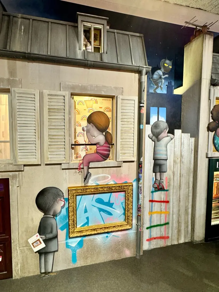 Une des oeuvres de Seth, exposée au Musée en herbe