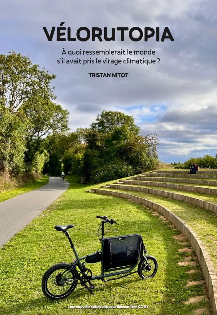 La couverture, sans doute temporaire de Vélorutopia