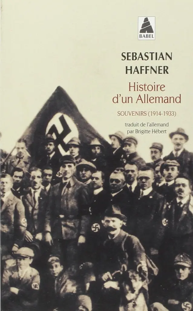 Couverture du livre Histoire d’un Allemand : Souvenirs 1914-1933
