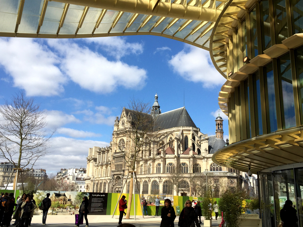 La Canopée - Vue sur St Eustache