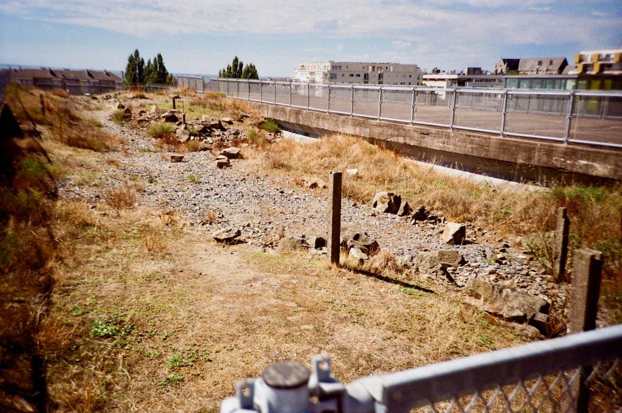 Les jardins au dessus de la Base Sous-Marine de Saint Nazaire