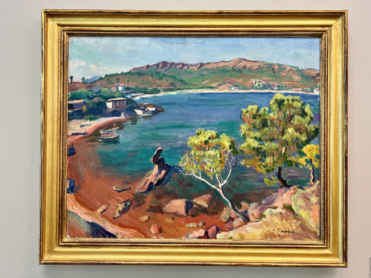 Paysage de bord de mer, peint par Albert Marquet