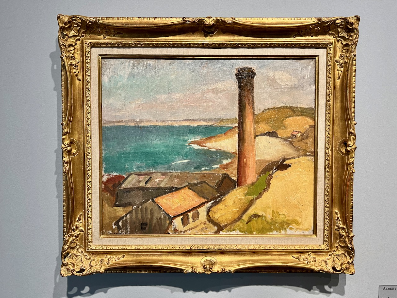 Paysage de bord de mer, peint par Albert Marquet