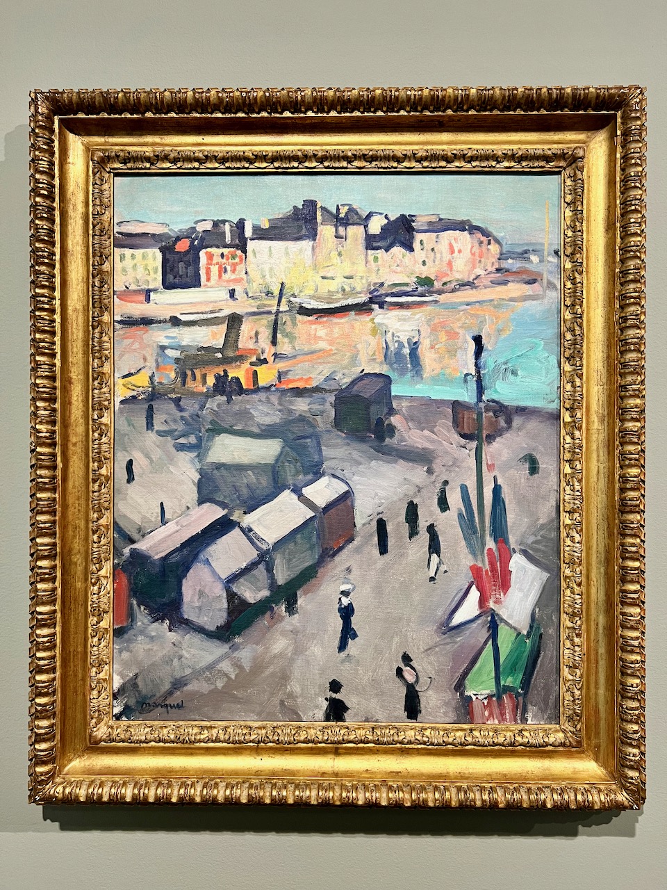 Le bassin du Havre, peint par Albert Marquet