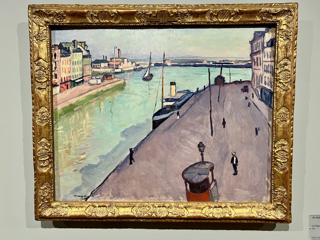 Quai du port du Havre, peint par Albert Marquet