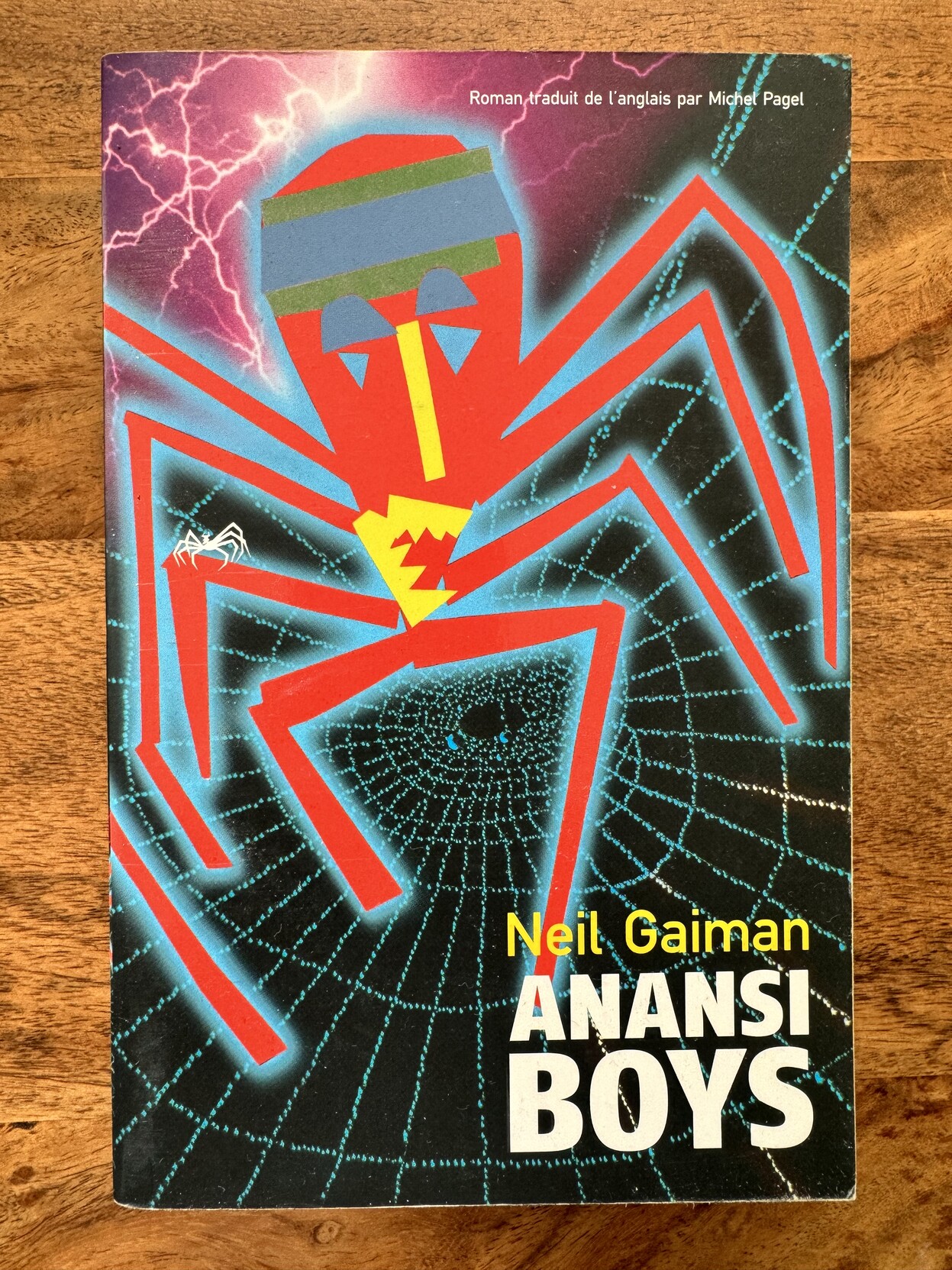 Jour 2 : Araignée - <a href='https://mamot.fr/@zemoko/111165608534212497'>Anansi Boys</a> de Neil Gaiman